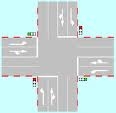 Crossroad, Multiple Lanes